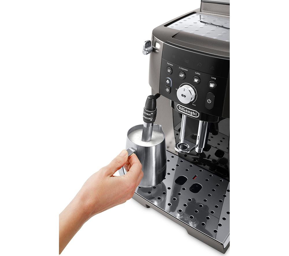 DELONGHI Magnifica S ECAM250.33.TB Bean to Cup Coffee Machine - Titanium Black image number 5 of 7