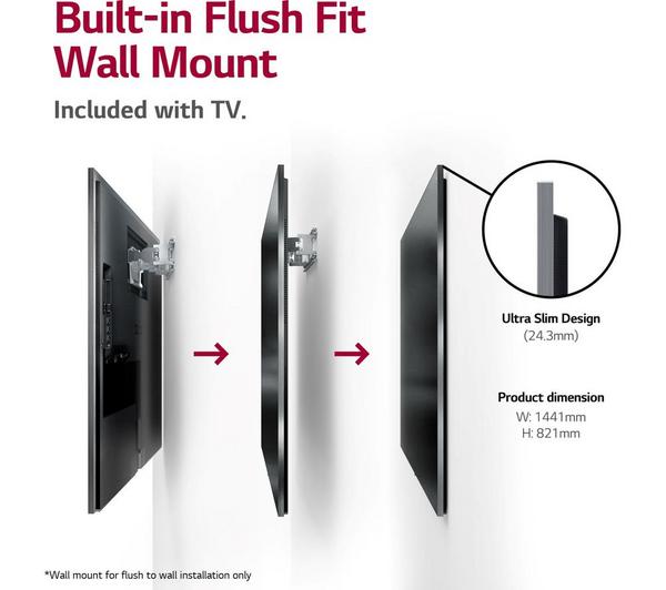 Buy LG OLED65G26LA 65" Smart 4K Ultra HD HDR OLED TV with Google Assistant & Amazon Alexa | Currys