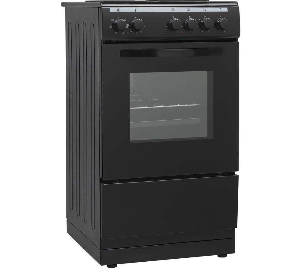 ESSENTIALS CFSEBK22 50 cm Electric Solid Plate Cooker - Black image number 3 of 7