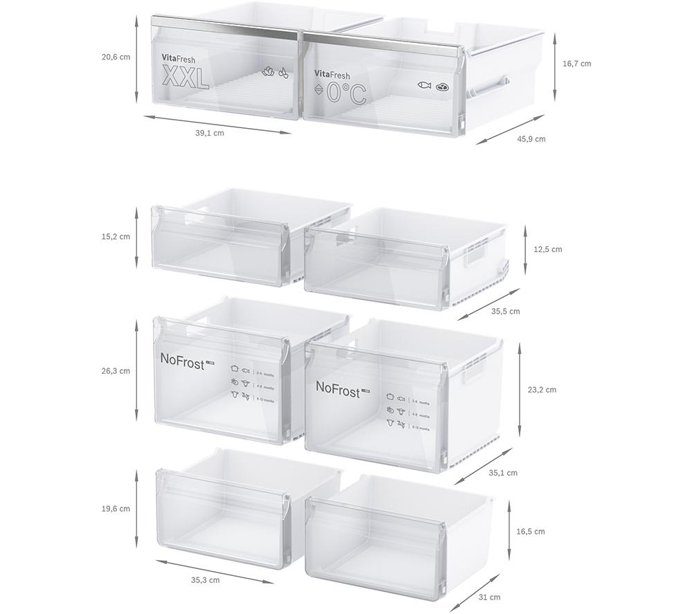 BOSCH KFN96APEAG Smart Fridge Freezer - Inox image number 20 of 23