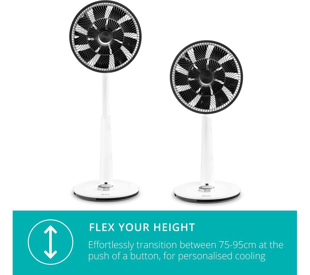 DUUX Whisper DXCF03UK 13.4" Pedestal Fan - White image number 2 of 11