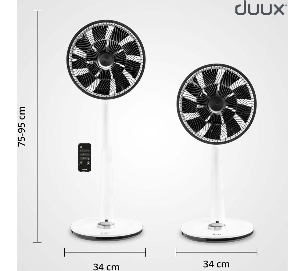 DUUX Whisper DXCF03UK 13.4" Pedestal Fan - White image number 10 of 11