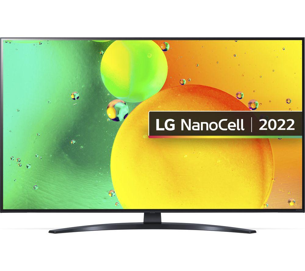 LG NanoCell TV NANO73 43 (108cm) 4K Smart TV, WebOS, ThinQ AI, Active  HDR - 43NANO73SQA