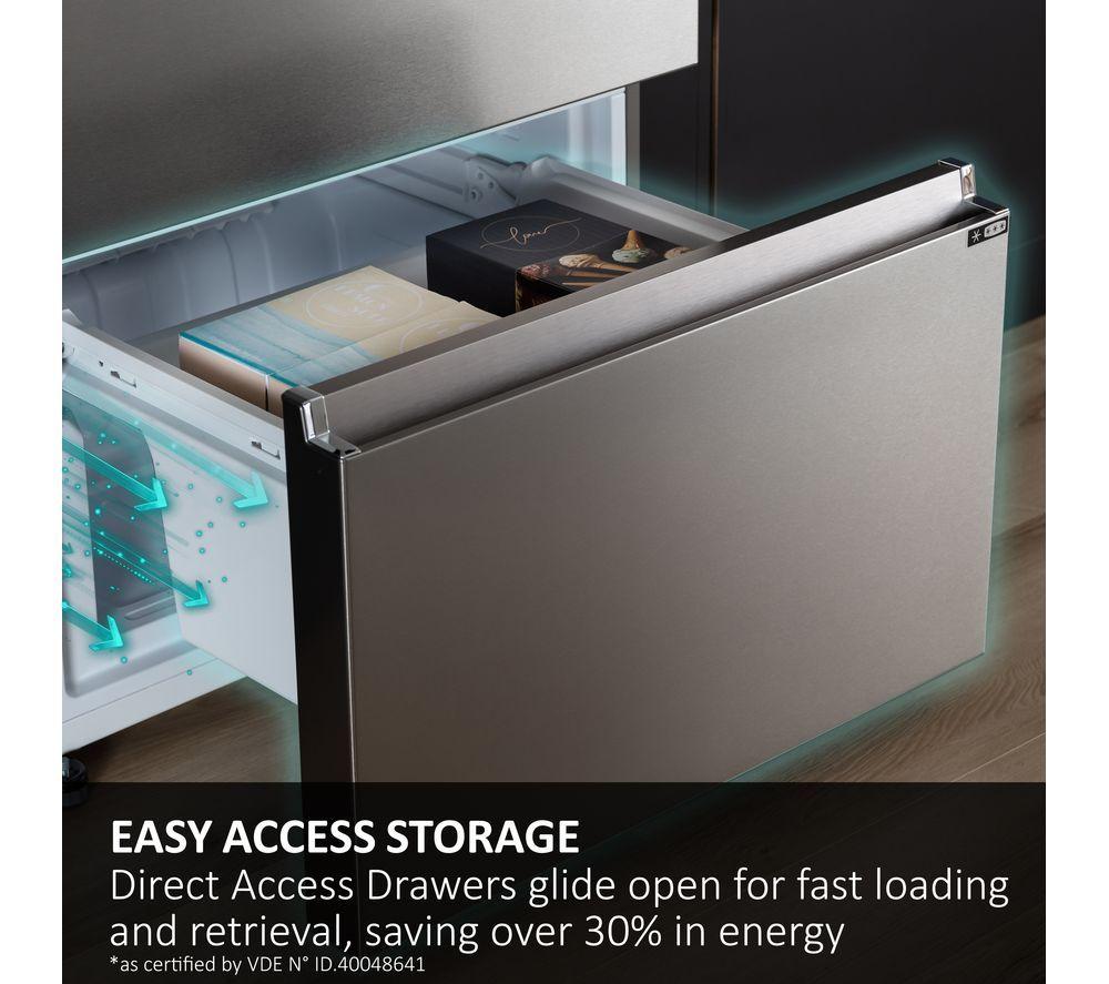 HAIER HFR5719ENPB Fridge Freezer - Slate Black image number 6 of 22