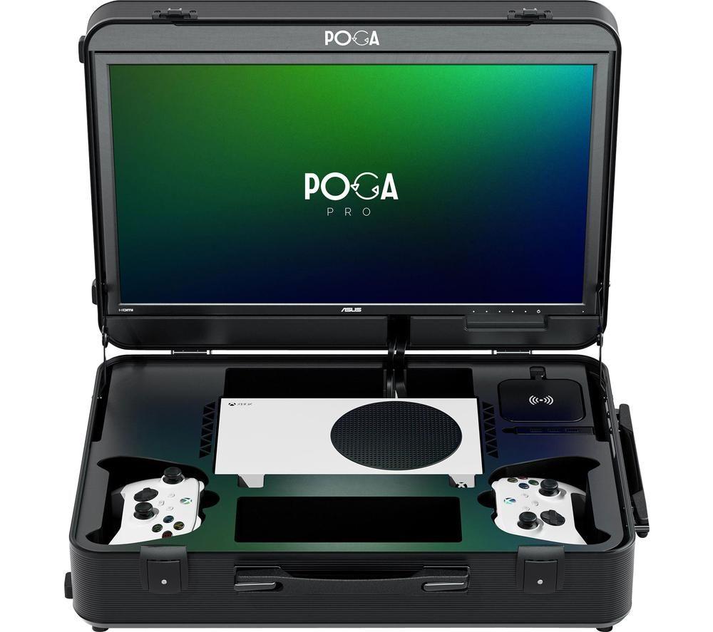 INDI GAMING POGA PRO Xbox Series S Full HD 21.5 Gaming Monitor & Case - Black, Black