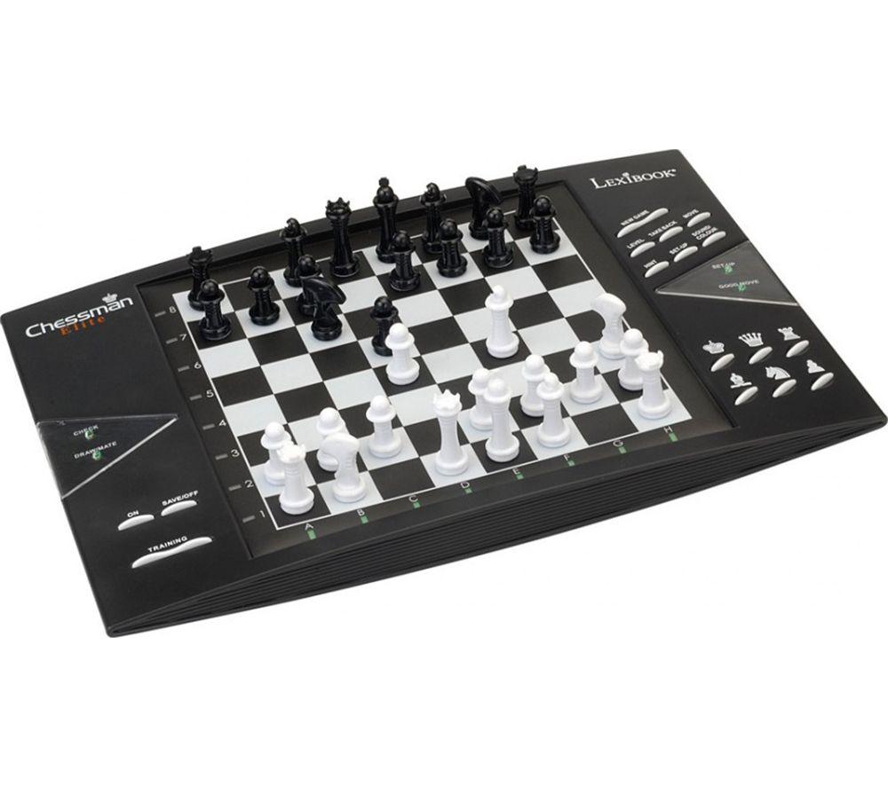 LEXIBOOK ChessMan Elite CG1300 Electronic Chess - Black, Black,White