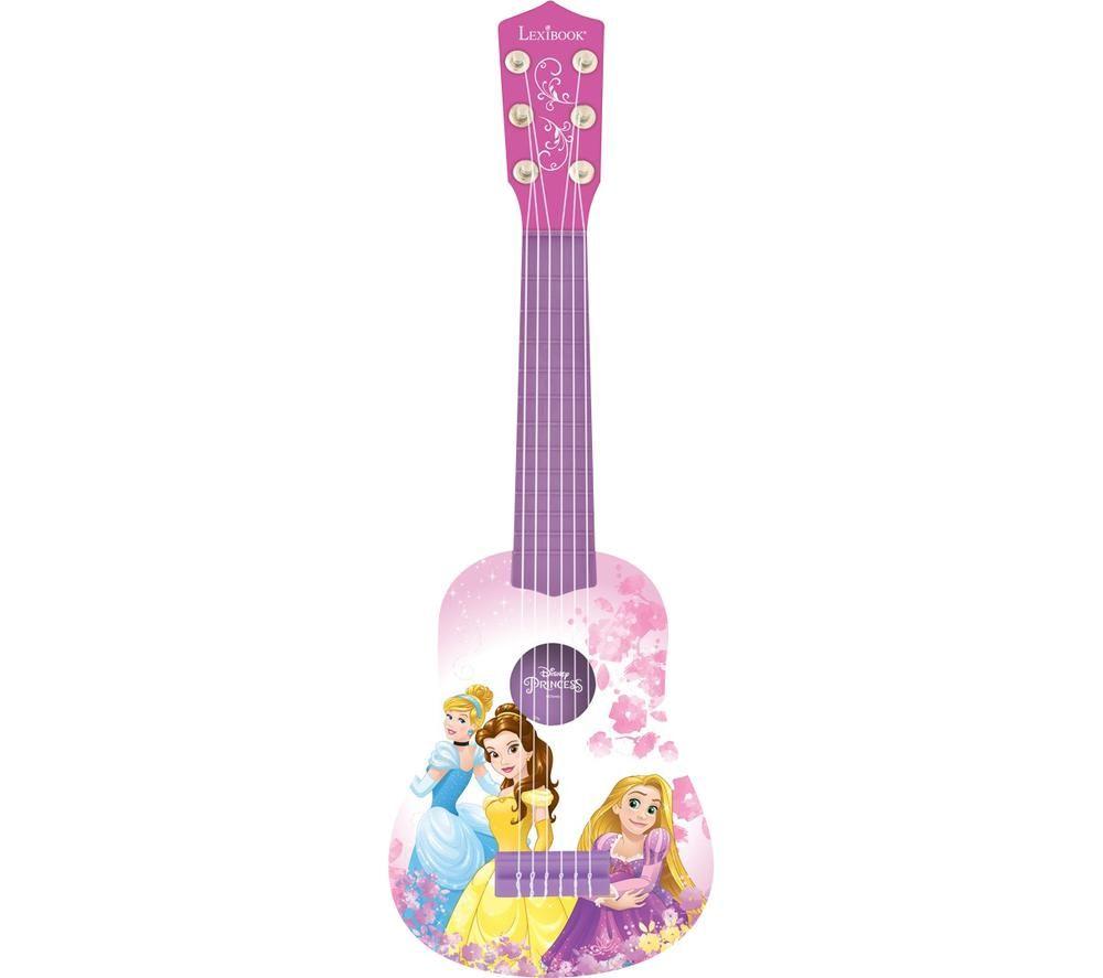 LEXIBOOK My First Guitar K200BB Guitar - Disney Princess, Pink,Purple