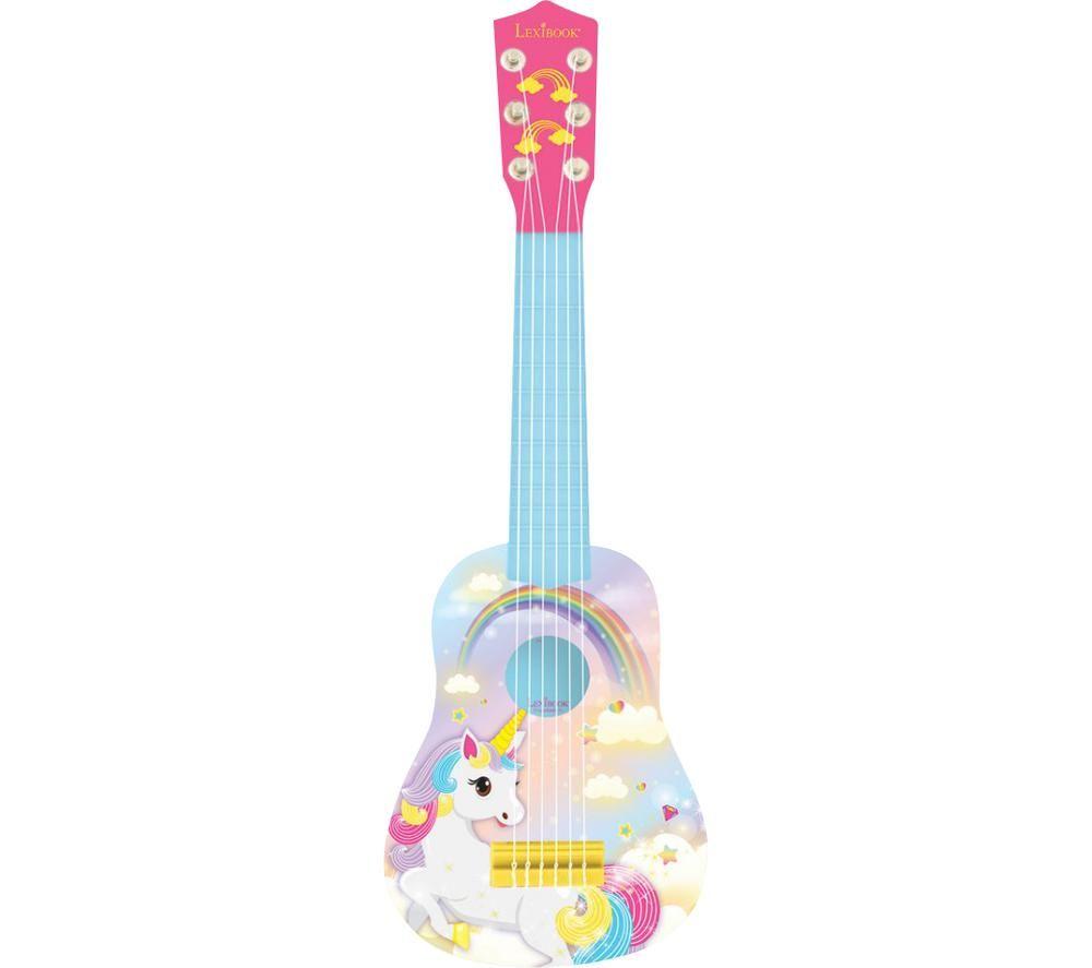 Lexibook K200uni Guitar - Unicorn, Blue,Pink