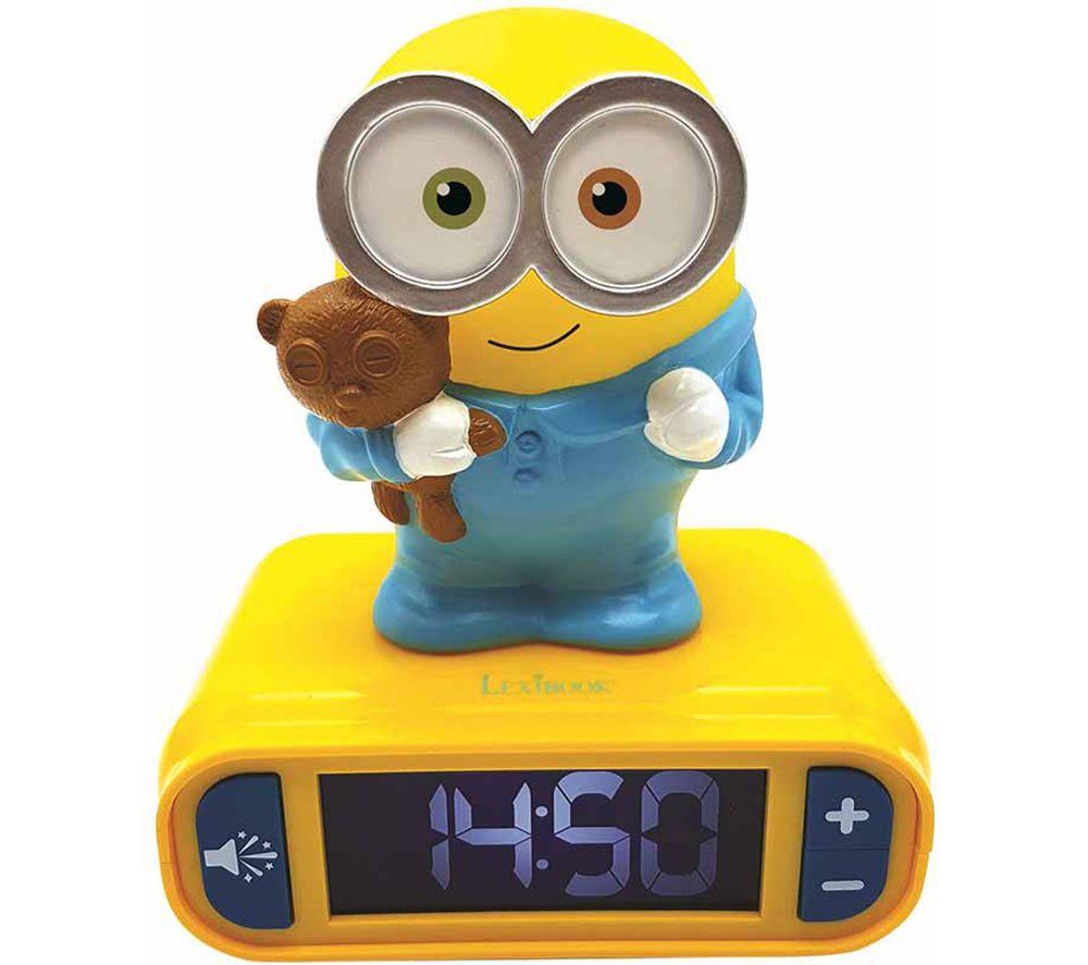 LEXIBOOK RL800DES Nightlight Alarm Clock - Despicable Me, Yellow
