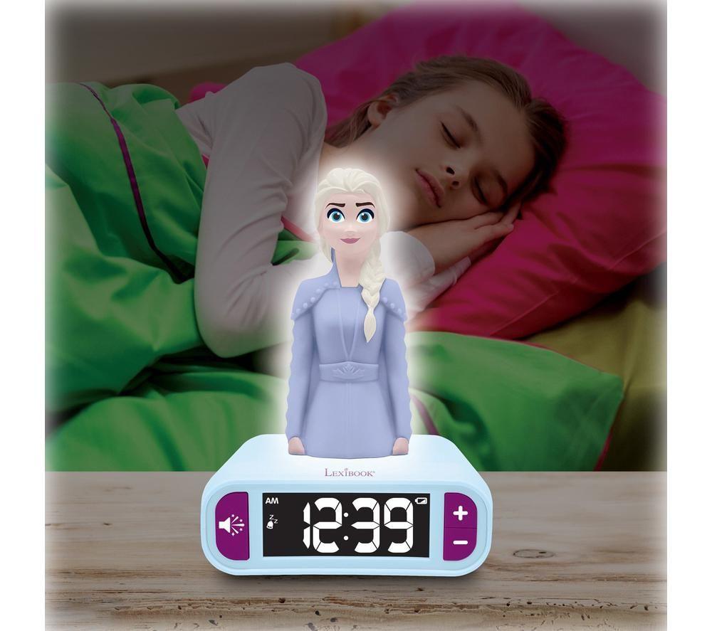 LEXIBOOK RL800FZ Nightlight Alarm Clock - Disney Frozen II image number 2 of 3
