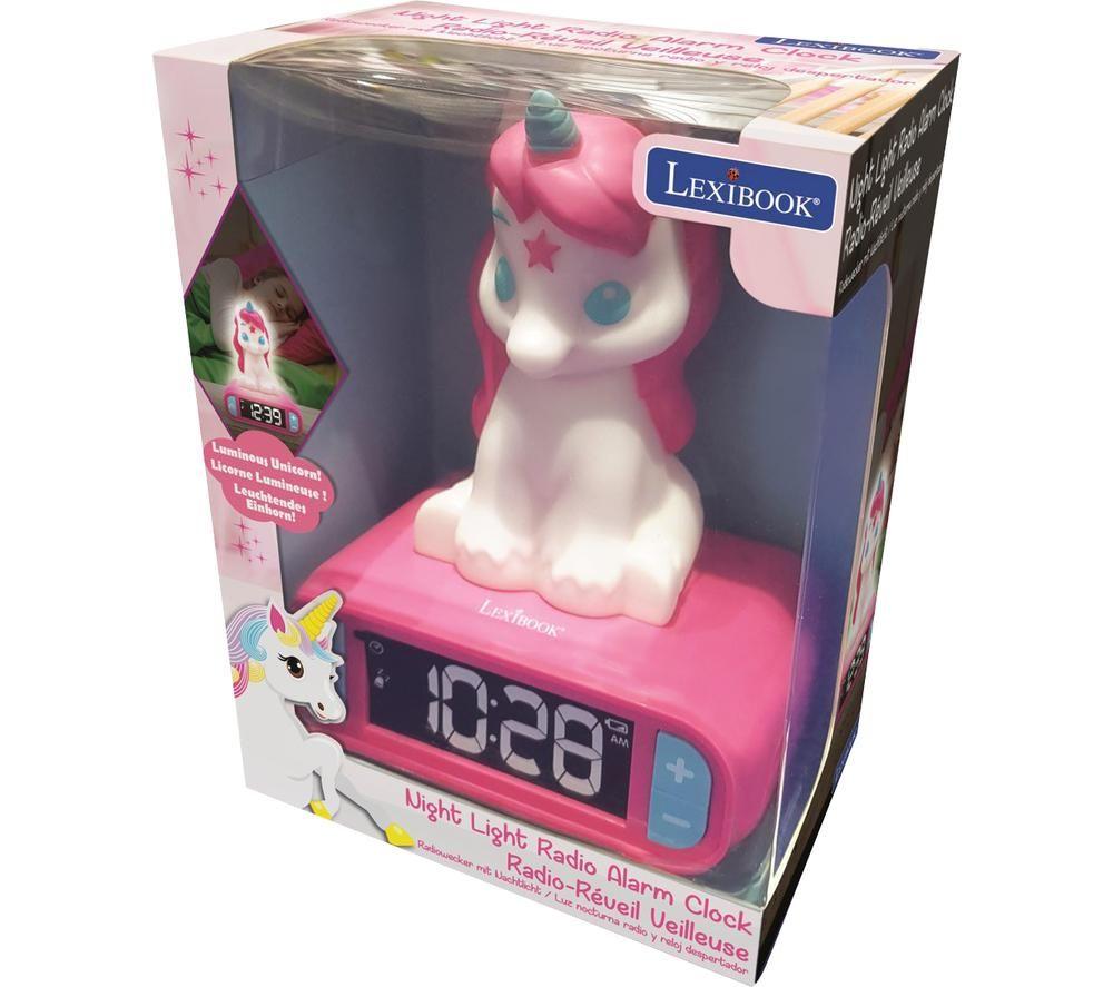 Night light store alarm clock