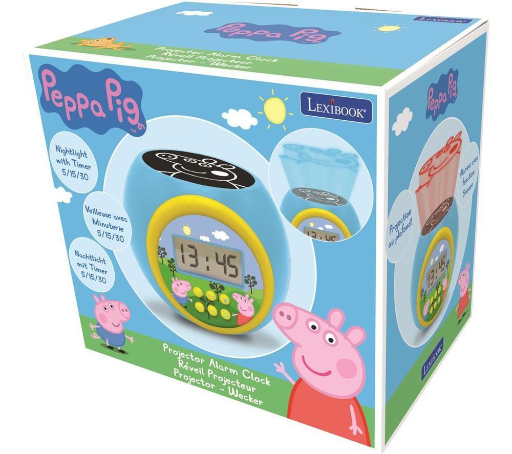 LEXIBOOK RL977PP Projector Alarm Clock - Peppa Pig image number 3 of 3