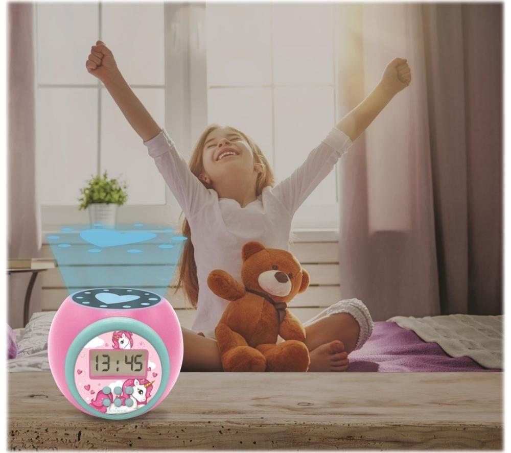 LEXIBOOK RL977UNI Projector Alarm Clock - Unicorn image number 3 of 5