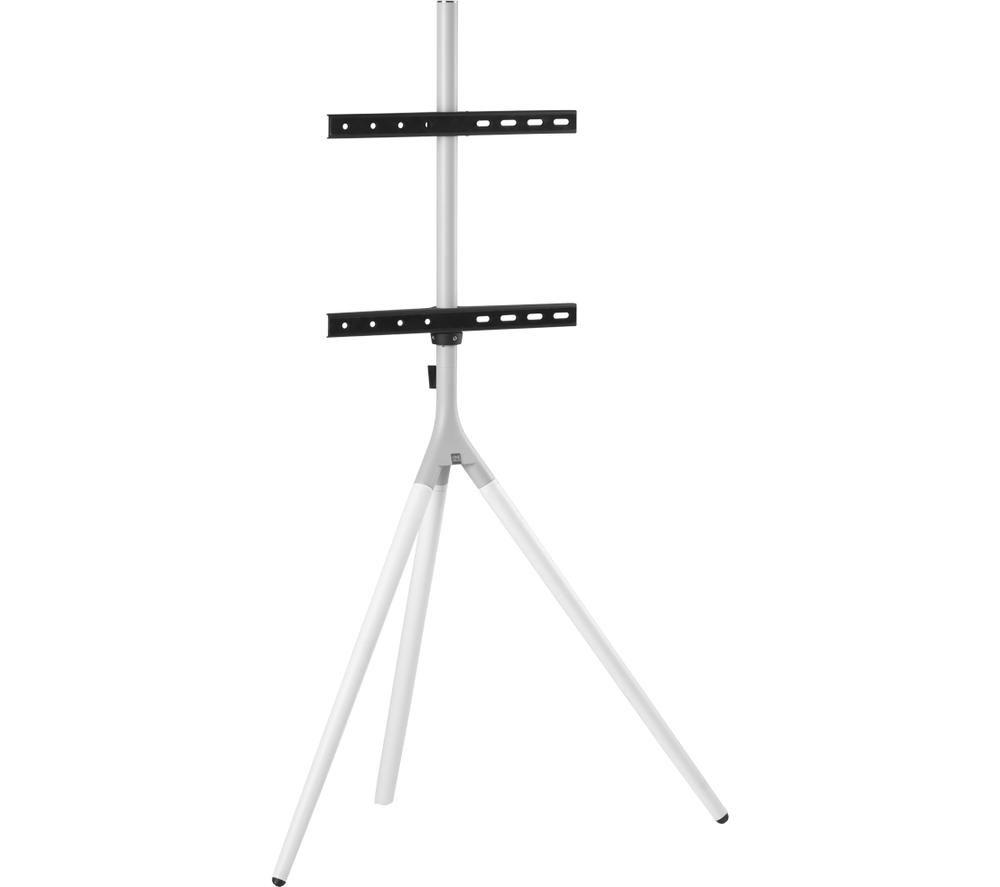 ONE FOR ALL WM 7462 Tripod 873 mm TV Stand with Bracket - Cool White, White