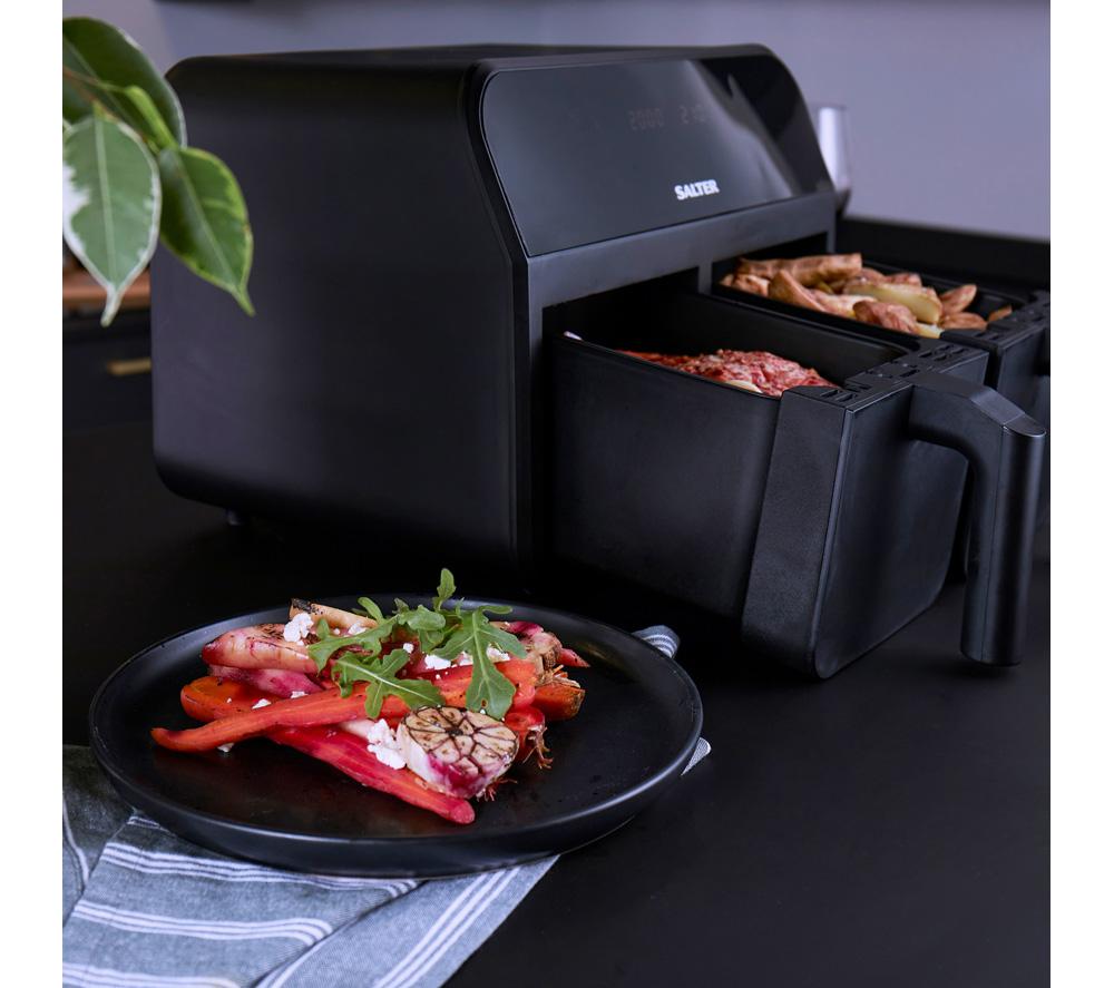 SALTER EK4750 7.4L Dual Air Fryer Pro - Black image number 5 of 8