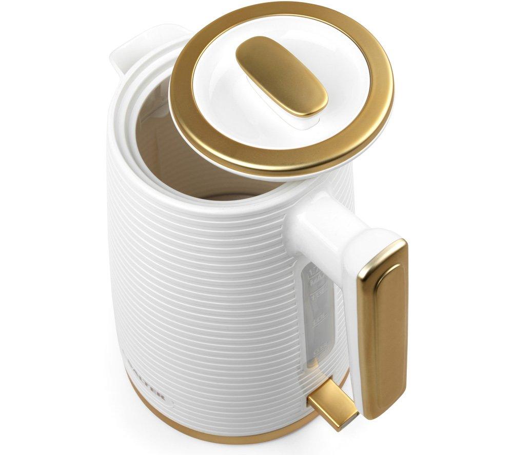 SALTER Palermo EK5031WHT Jug Kettle - White & Gold image number 4 of 7