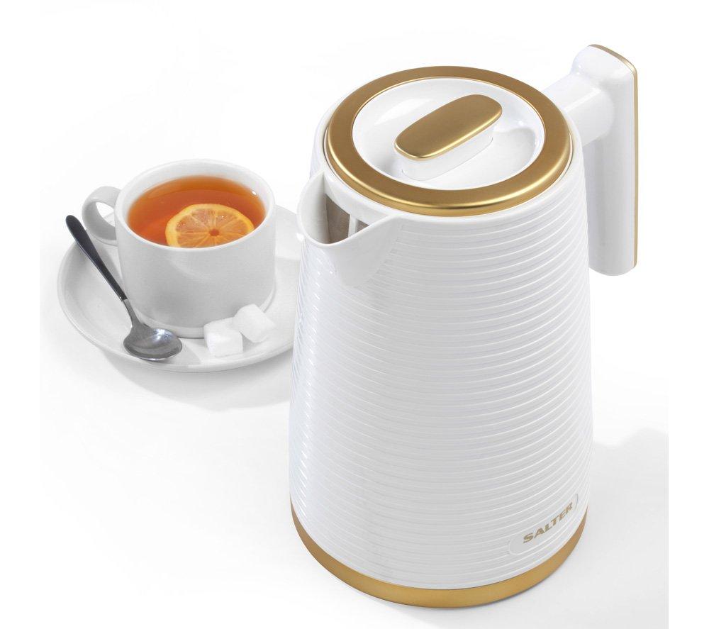 SALTER Palermo EK5031WHT Jug Kettle - White & Gold image number 7 of 7