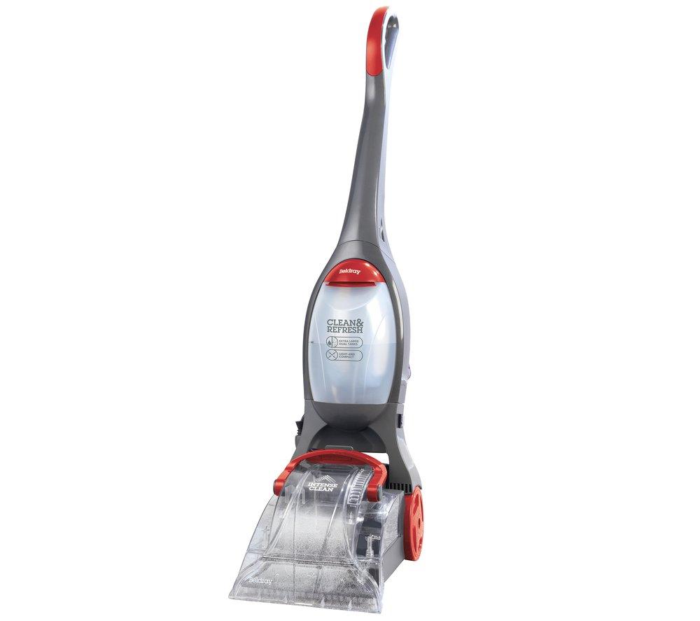BELDRAY Clean&Refresh BEL01040 Upright Carpet Cleaner - Red & Gray