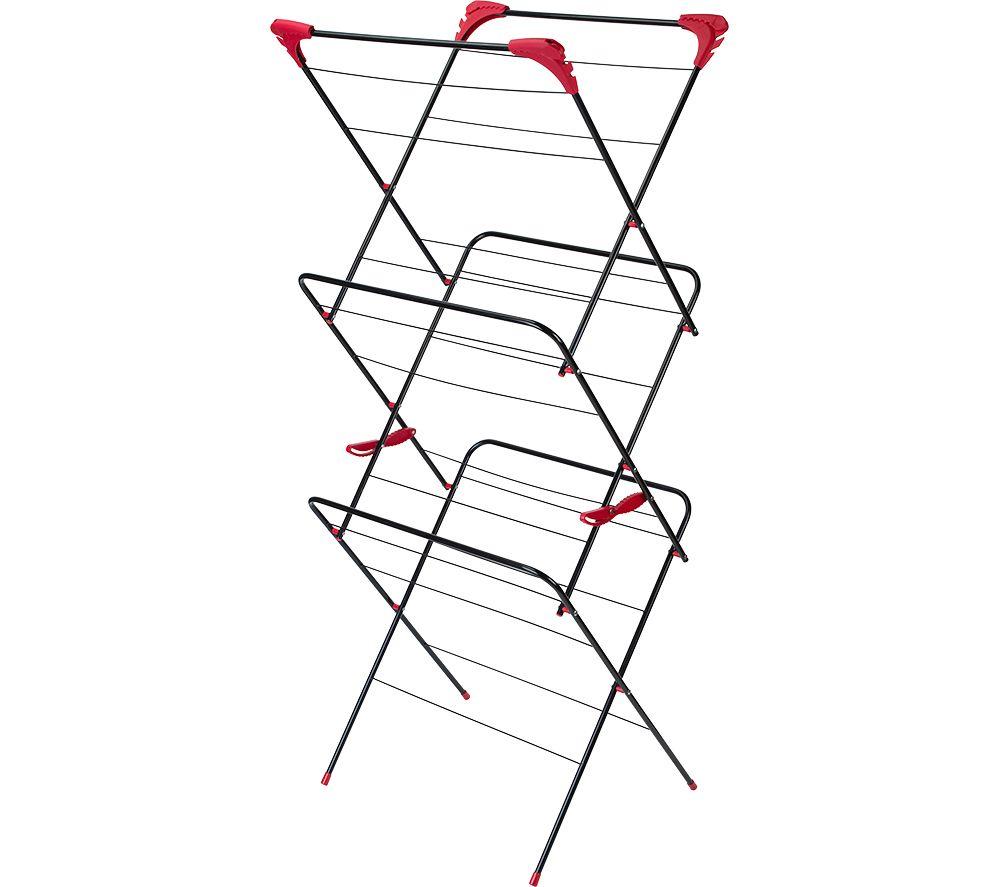 Buy RUSSELL HOBBS LA073785EU7 Clothes Airer Red Black Currys