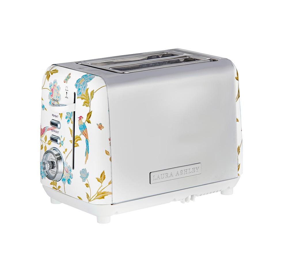 LAURA ASHLEY VQSBT582WSUK 2-Slice Toaster - Elveden White