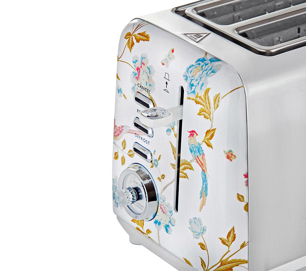LAURA ASHLEY 2-Slice Toaster - Elveden White image number 5 of 8
