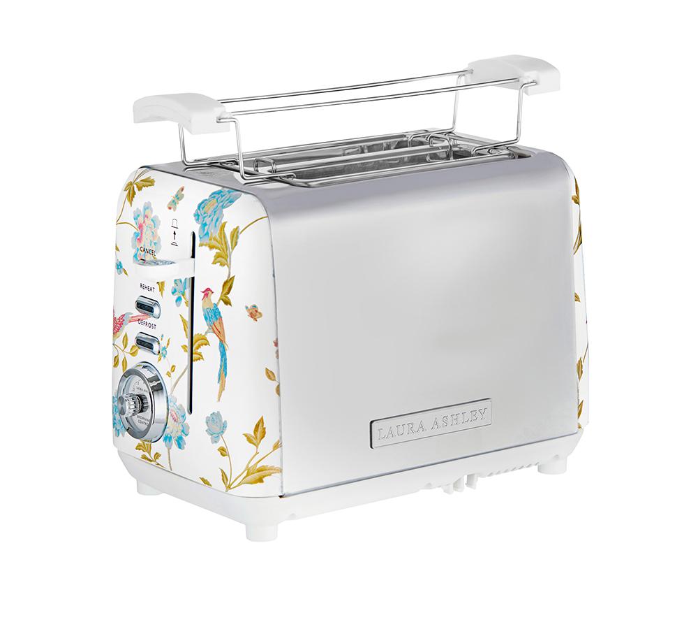 LAURA ASHLEY 2-Slice Toaster - Elveden White image number 6 of 8