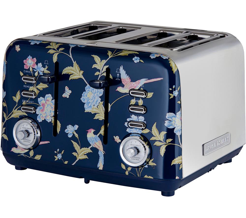 LAURA ASHLEY VQSBT583BSUK 4-Slice Toaster - Blue