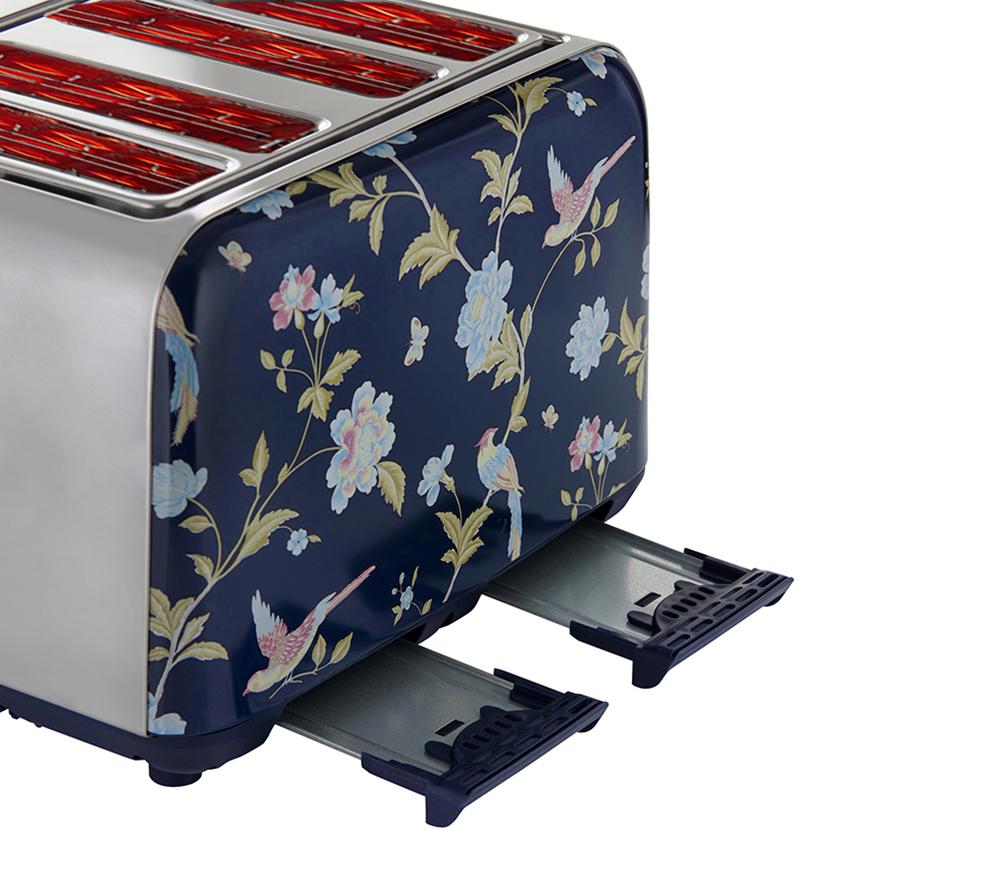LAURA ASHLEY VQSBT583BSUK 4-Slice Toaster - Elveden Navy image number 8 of 8