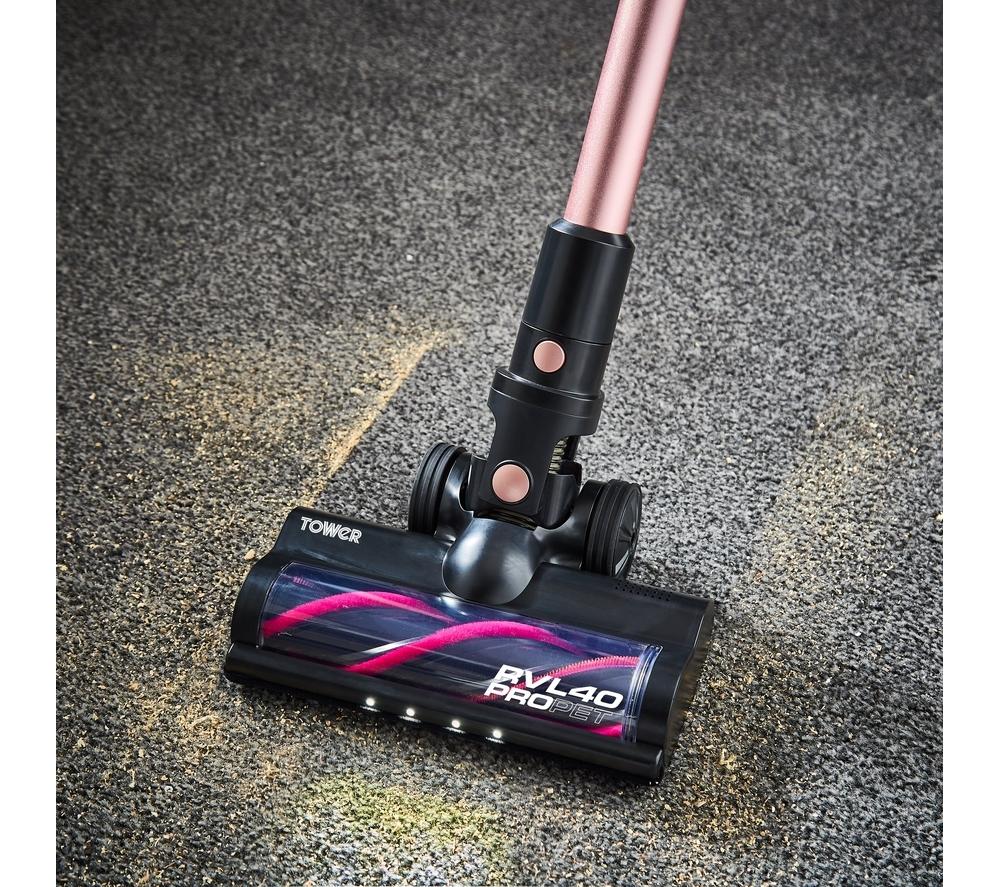 TOWER Pro Pet 3-in-1 VL40 T513004 Cordless Vacuum Cleaner - Rose Gold image number 12 of 15