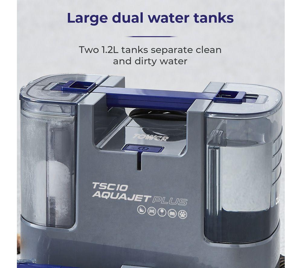 TOWER Aquajetplus TSC10 Cylinder Carpet Cleaner - Grey image number 8 of 10