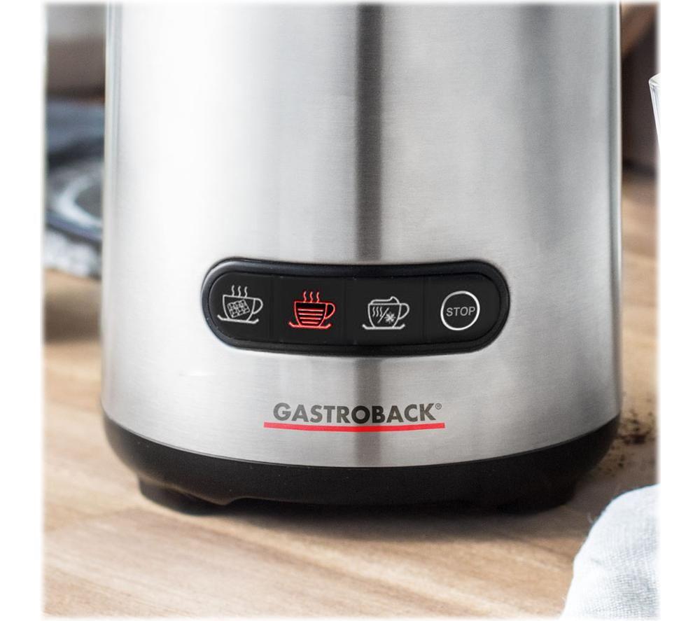 GASTROBACK Design Milk & Chocolate Advanced 62359 Milk Frother - Silver image number 7 of 10
