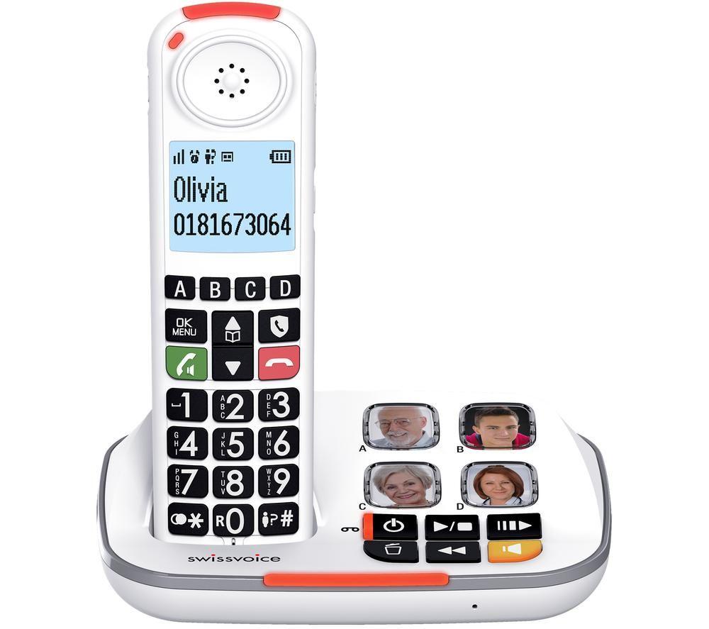 SWISSVOICE Xtra 2355 ATL1423990 Cordless Phone, White