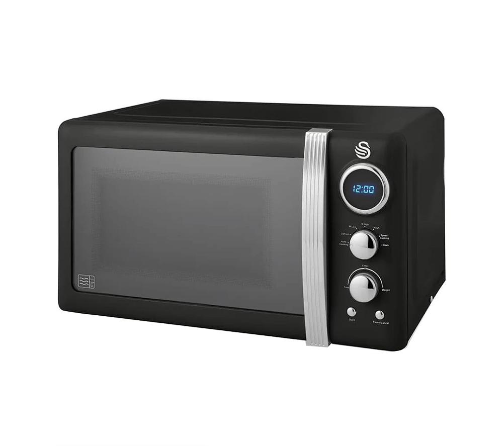 SWAN Retro SM22030LBN Solo Microwave review | 9.1 / 10