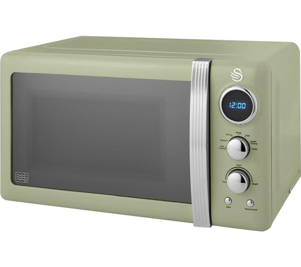 Swan nordic deals green microwave