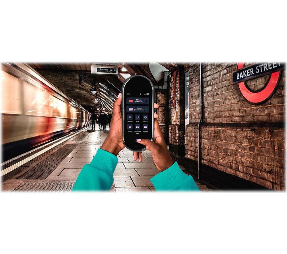 HIHO Lingo Plus Handheld Translator - Black image number 3 of 9