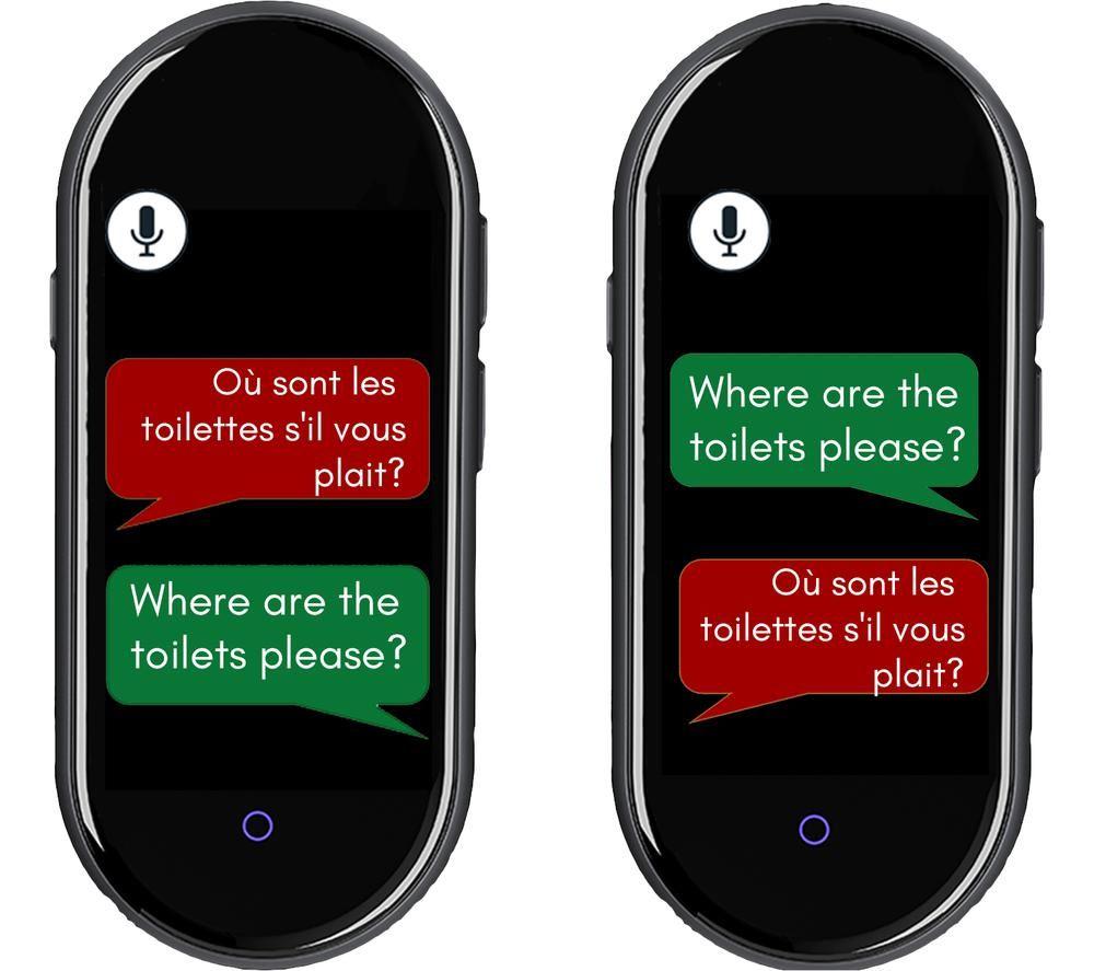 HIHO Lingo Plus Handheld Translator - Black image number 8 of 9