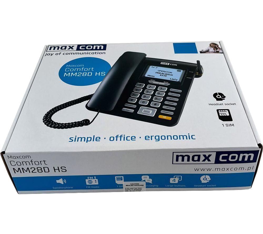 Telefono Sobremesa Maxcom Mm28d con Ofertas en Carrefour