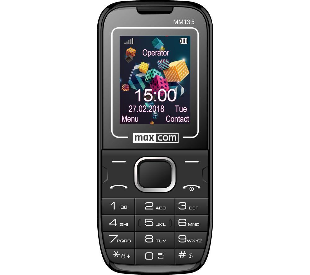 Image of MAXCOM Classic MM135 - Blue & Black, Black,Blue