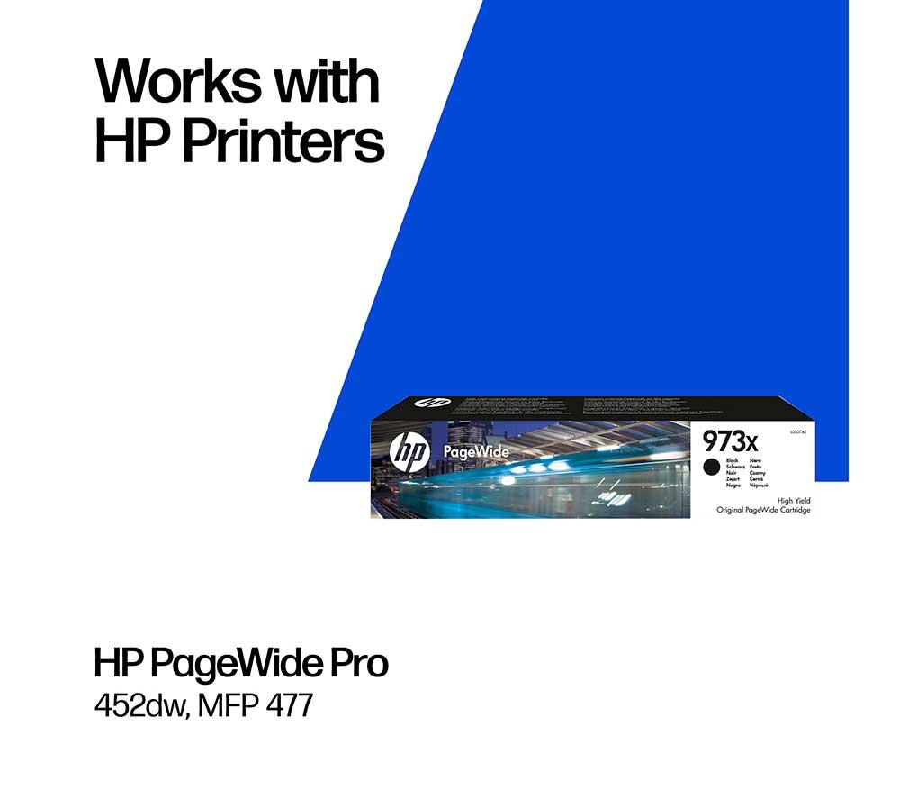 HP Original PageWide 973X Black Ink Cartridge image number 2 of 12