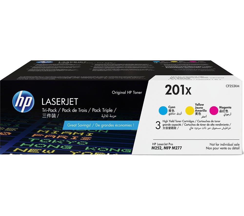 HP 201X toner cartridge 3 pc(s) Original Cyan, Magenta, Yellow