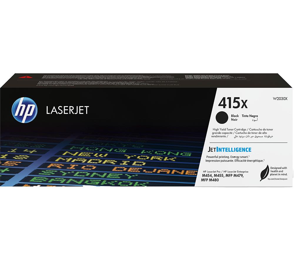 HP 415X Black Toner Cartridge, Yellow