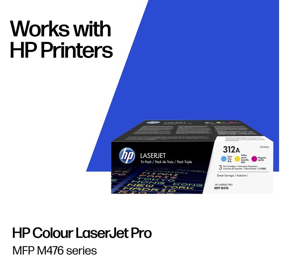 HP Original 312A Cyan, Magenta & Yellow Toner Cartridges - Multipack image number 2 of 12