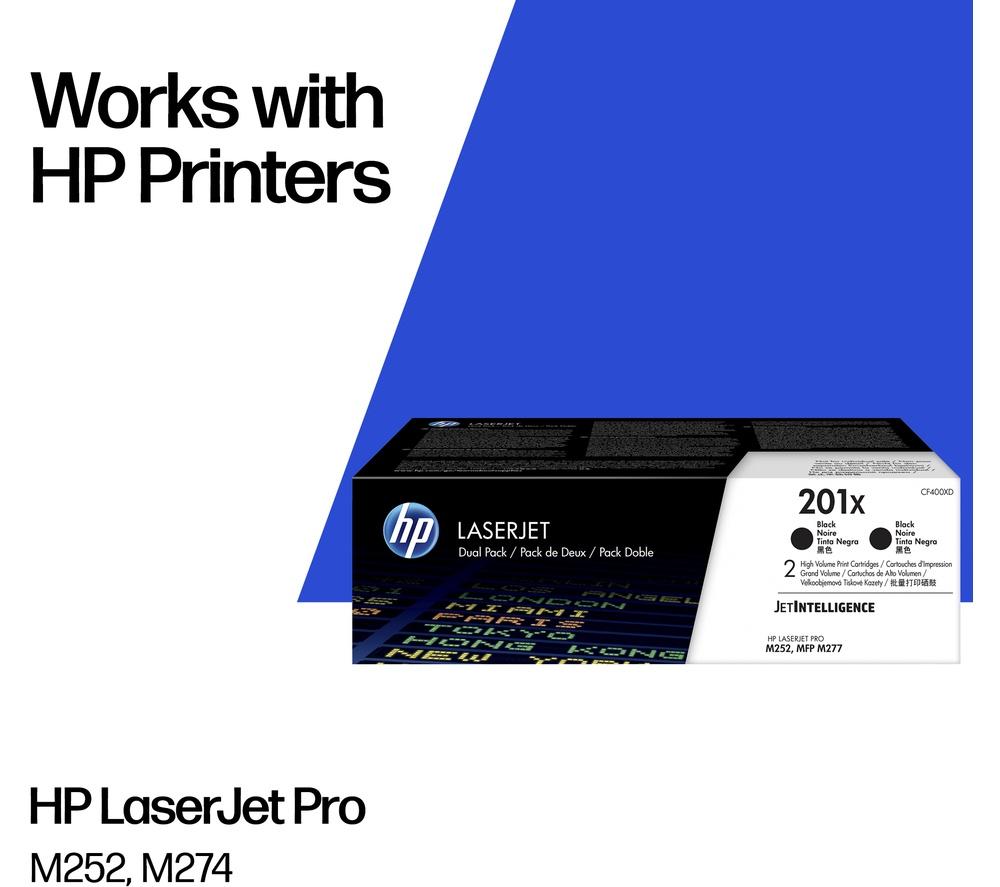 HP 201X Black Toner Cartridges - Twin Pack image number 2 of 12