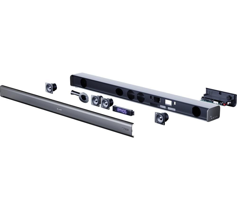 SHARP HT-SBW460 3.1 Wireless Sound Bar with Dolby Atmos image number 6 of 7