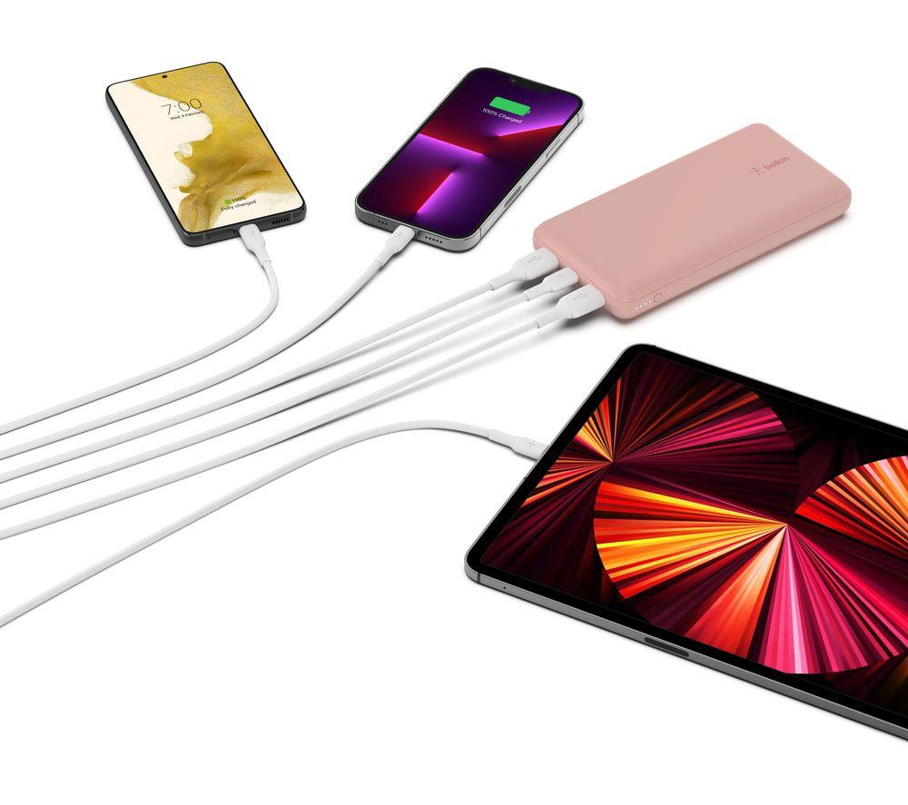 BELKIN 20000 mAh Portable Power Bank - Rose Gold image number 3 of 3