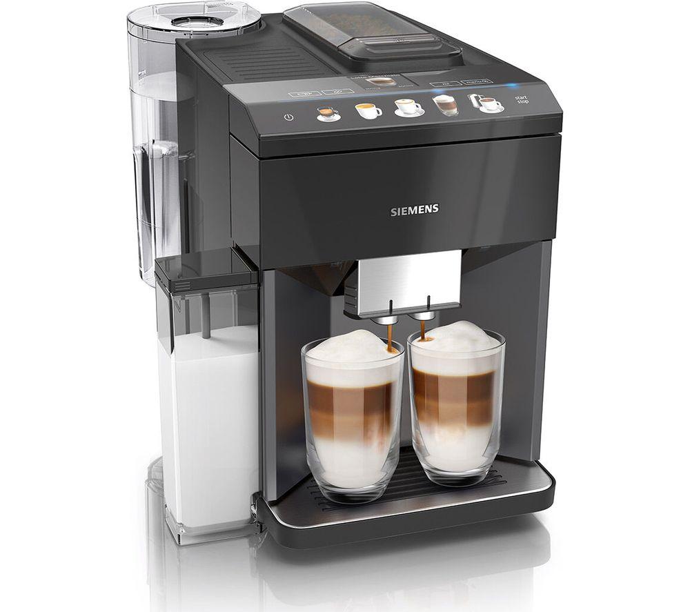 SIEMENS EQ.500 TQ505GB9 Bean to Cup Coffee Machine – Piano Black