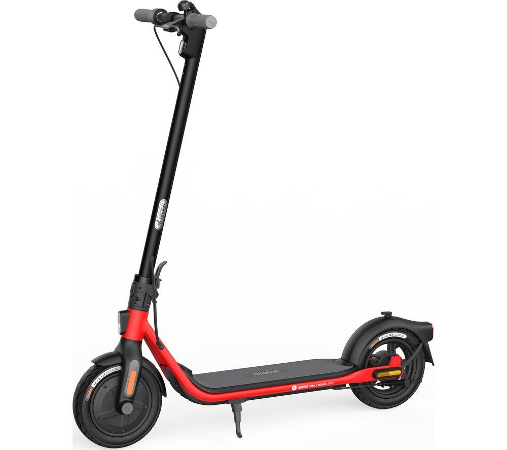 SEGWAY NINEBOT D18E Electric Folding Scooter - Black & Red