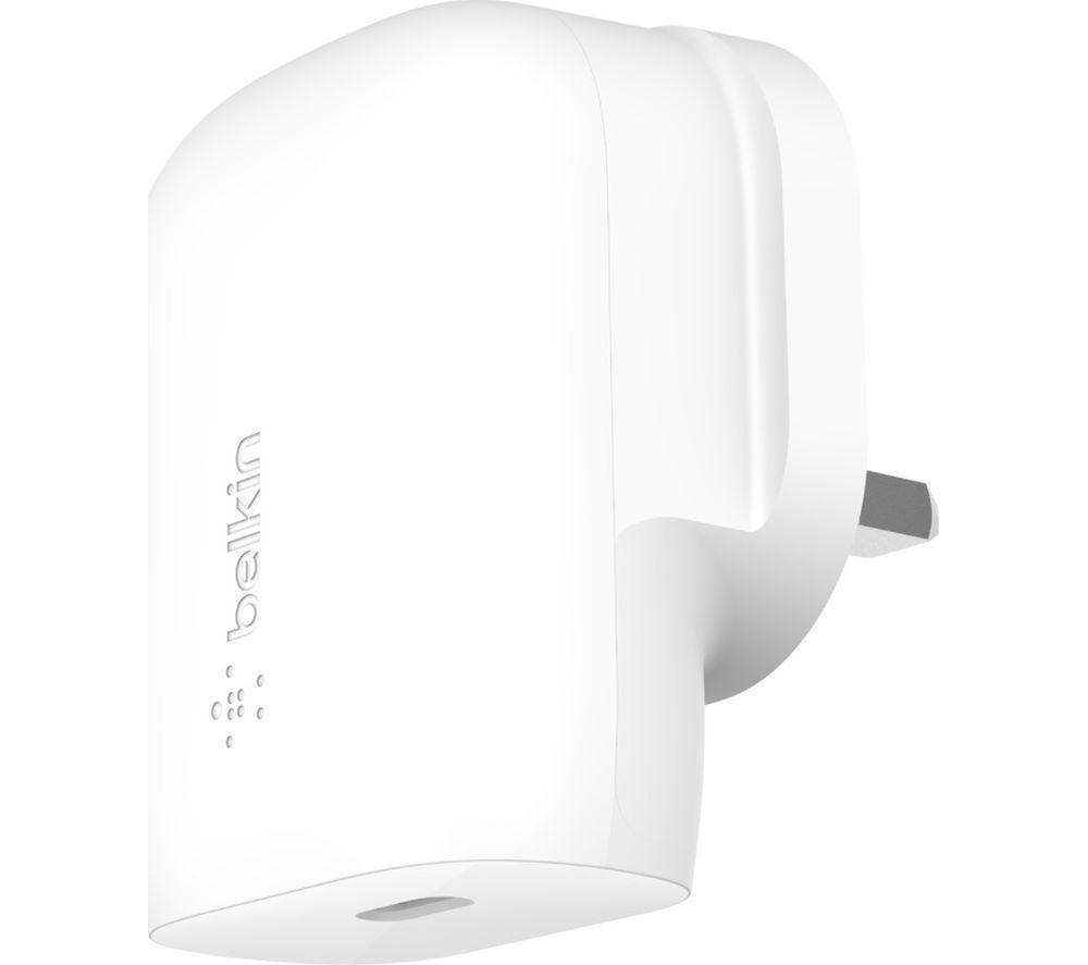BELKIN WCA005myWH Universal USB Type-C Charger, White