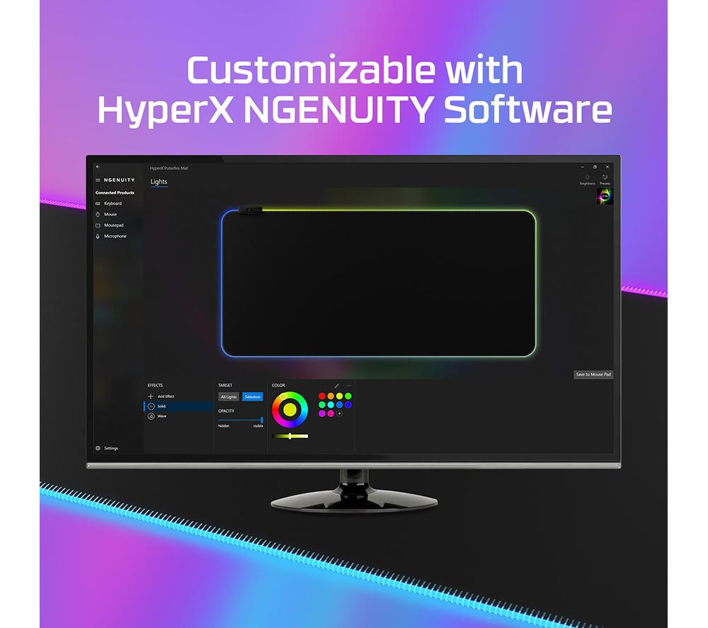 HYPERX Pulsefire RGB Extra Large Gaming Surface image number 8 of 16