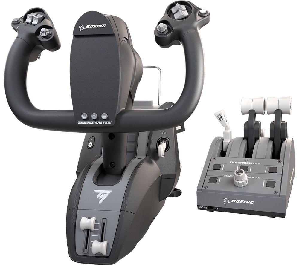 Thrustmaster Tca Yoke & Throttle Quadrant Pack Boeing Edition